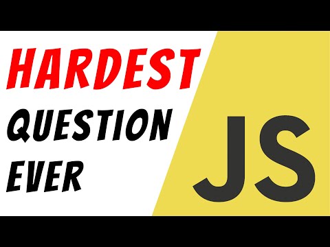 HARDEST JavaScript Interview Question Ever! Part 1