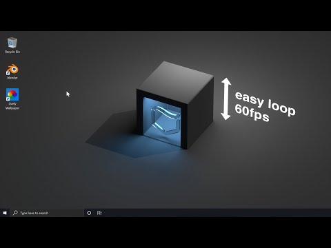 Making an Animated Wallpaper in Blender (+ Live Questions!)