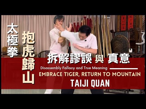 Taiji Quan - Embrace Tiger, Return to MountainDisassembly Fallacy and True Meaning 太極拳-抱虎歸山 拆解謬誤與真意