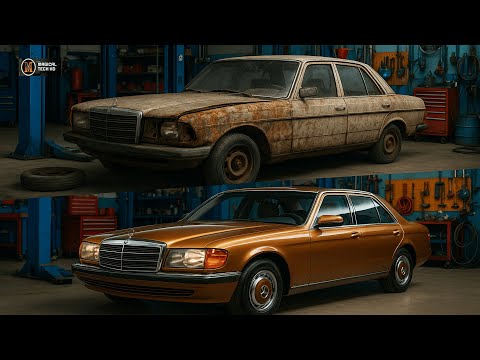 FULL Man Restoration a Rusted Mercedes W123  After Decades of Decay | Start to Finish