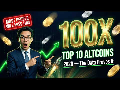 Top 10 Altcoins That Will 100x in 2026 — The Data Proves It (Most People Will Miss All 10