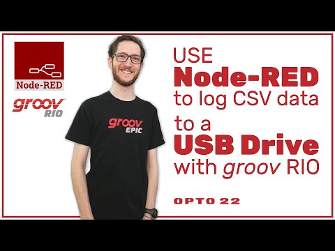 Node-RED: Logging CSV files to USB with groov RIO