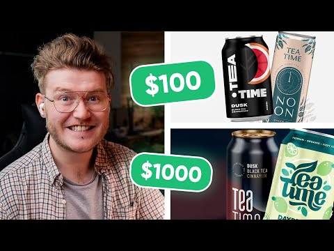 I Paid 5 Designers To Design A Drinks Brand 🤯
