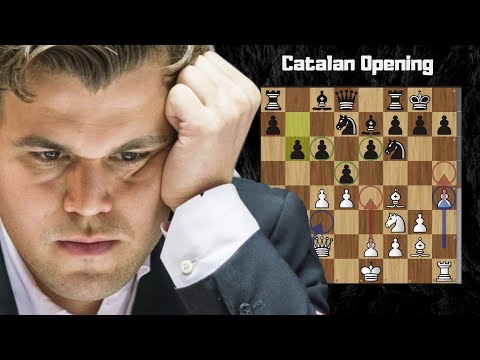 Magnus invents a NEW WAY to play the Catalan Opening!