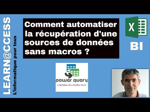 Power Query - Comment Importer automatiquement dans un classeur une source d'une extraction externe