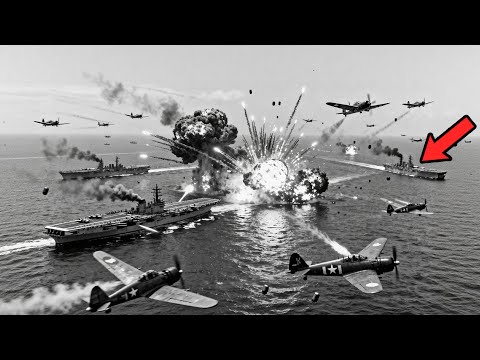 日本艦長目睹美軍開火後崩潰了，美軍用無限彈藥碾壓了日本的武士精神，揭開太平洋戰爭的真相