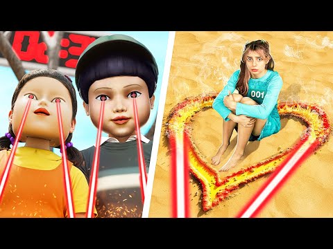 Ich wurde von den SQUID GAME PUPPEN Adoptiert!