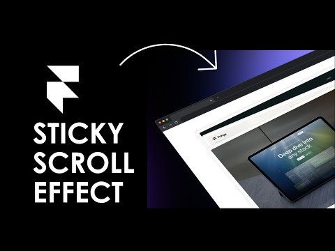 How to design Scroll Sticky Effect in Framer (Web designer's little secret)