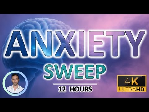 Calming Anxiety Sweep | Deep Sleep Noise for Nervous System Downshift | 12 Hours | Black Screen