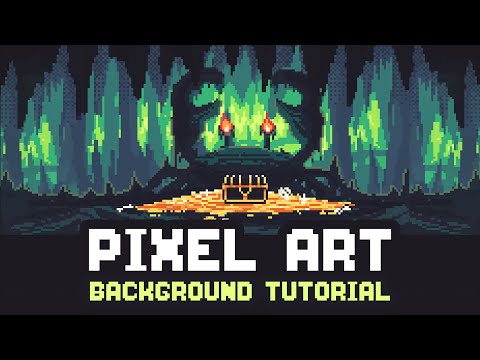 Pixel Art Background Tutorial - (Aseprite)