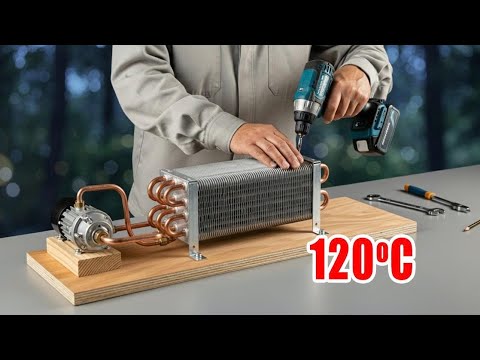 Free Hot Water All Year Round! Try Insert Copper Pipe To The Motor And Get Free Hot Water 🔥