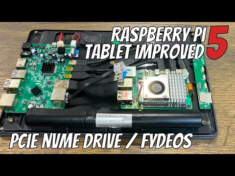 Raspberry Pi 5 tablet with NVMe. Raspad 3