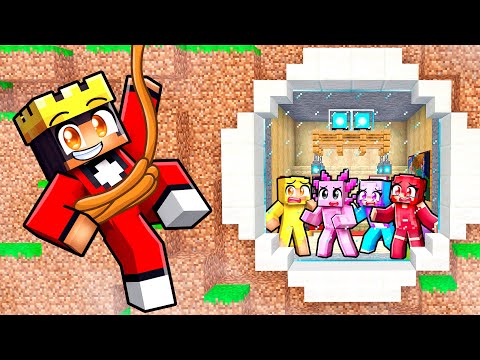 Building A Secret Mountain Base in Minecraft