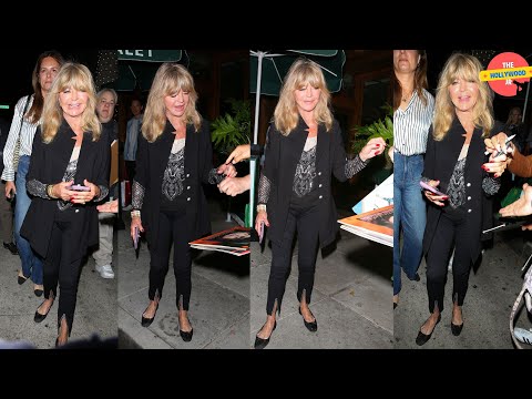 GOLDIE HAWN SPOTTED LEAVING CIPRIANI AFTER DINNER IN BEVERLY HILLS!!!