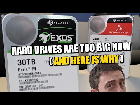 30TB Hard Drives are TOO BIG ! (and here is why)