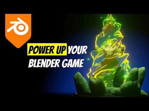 How to create a DBZ Power Up effect - Blender Stylized VFX Tutorial