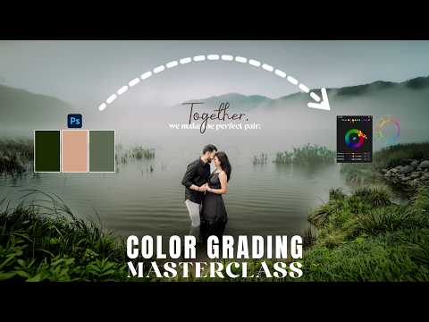 Best Pre Wedding Photo Editing Secret Revealed 2025 | Cinematic Color Grading Tutorial (Hindi)
