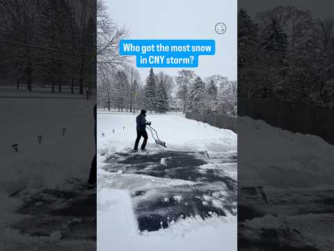 Who in Central NY got the most snow in early December storm?