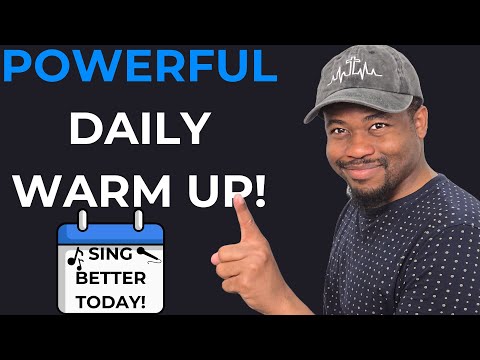 7 Day Warm Up For a Beautiful Voice (No Strain)