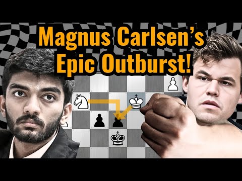 Magnus Carlsen's SLAMS Table In Fit Of Rage! World Stunned! (The Table Is Fine)