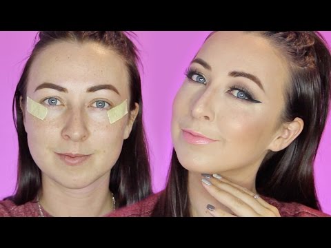 Simple Winged Liner & Pink Lips -  Drugstore Makeup Tutorial