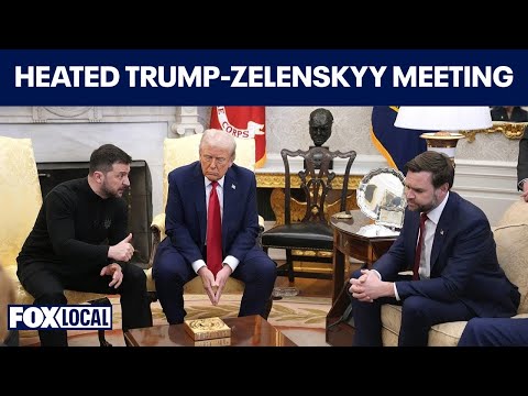 Trump-Zelenskyy meeting gets heated: FULL VIDEO