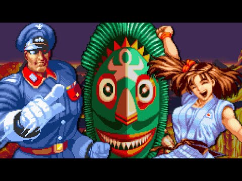The Street Fighter Clone that became an Anime Fighter - World Heroes