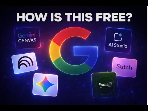 Google Just Dropped 6 FREE AI Tools (This Is Crazy 🤯)