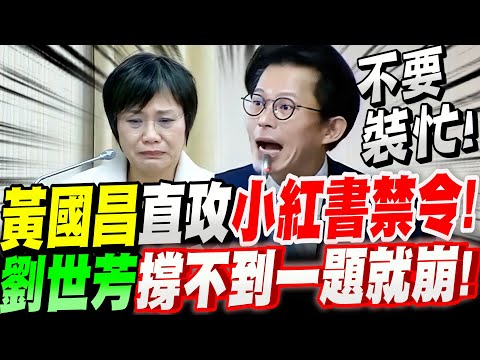 [Full Subtitles] Liu Shih-fang Makes a Major Mistake! Huang Kuo-chang Directly Asks for Reasons f...