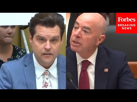 'How Much Money Do You Need To Deport All Of Them?': Gaetz Grills Mayorkas On Illegal Immigration