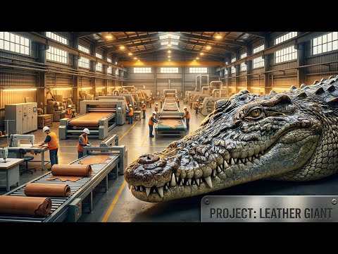 Inside the Crocodile Leather Factory | From Crocodile to Luxury Products