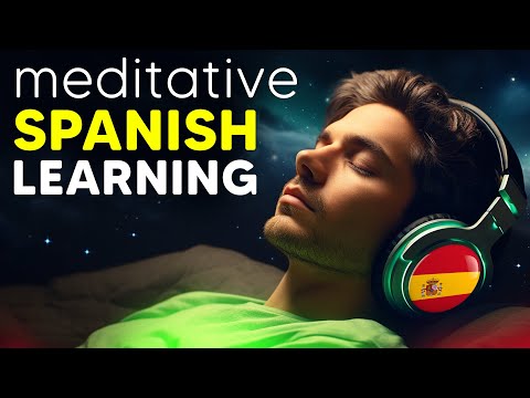 Keep Calm and Relax Learn Spanish | Learn Spanish While Sleeping | English Spanish meditation
