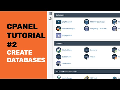 cPanel Tutorials | How to create and maintain MySQL Databases in cPanel