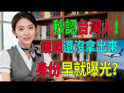 護照還沒拿出來,身份早就曝光?外國空姐驚爆:看這 3 個動作,秒認臺灣人!#臺灣人#空服員#辨識臺灣人#文化差異#出國旅遊#飛機冷知識