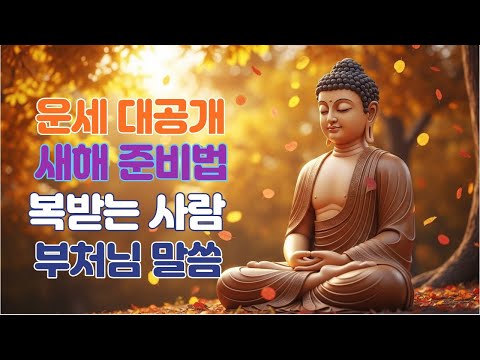 @운세 대공개 새해 준비법 복받는 사ㅣ부처님 말씀으로 배우는 삶의 지혜｜인간관계 잘하는 법｜침묵의 힘｜마음 다스리는 법｜불교 오디오 북｜지혜로운 사람 되는 법ㅣ집착을 버려라