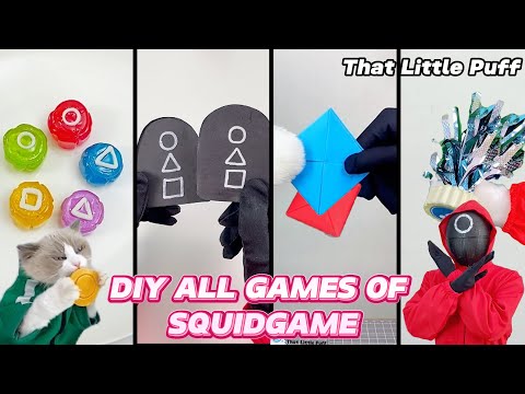DIY all games of Squid Game 🦑| That Little Puff