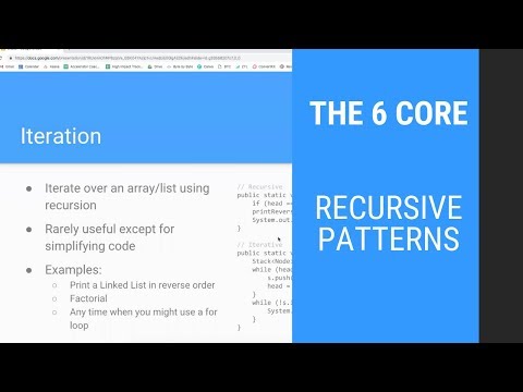 The 6 Core Recursive Patterns for Interviewing