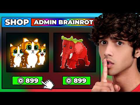 Using the OWNER SHOP in Steal a Brainrot…