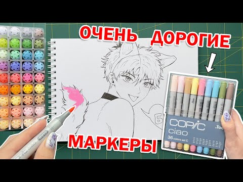 ЭТО МОИ САМЫЕ ДОРОГИЕ МАРКЕРЫ COPIC !! Я В ШОКЕ С ЭТОГО НАБОРА... тестирую КОПИКИ