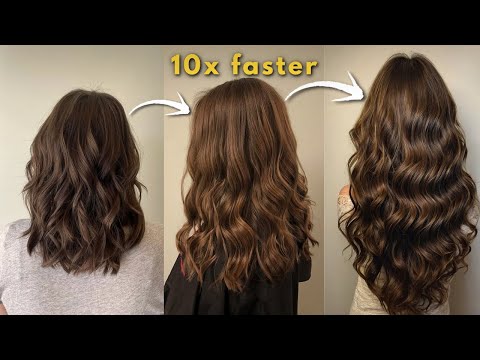 how to ACTUALLY grow LONG HAIR FAST  'naturally'