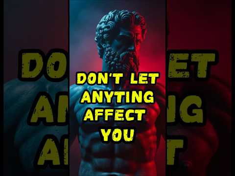 10 Stoic Principles So That NOTHING Can AFFECT YOU | Epictetus Stoicism (2026)