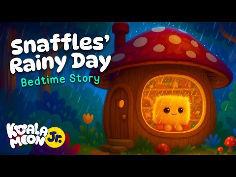 Snaffles' Rainy Day 😴 Coziest Bedtime Story with Rain Sounds for Sleeping 🐨 Baby & Toddler Sleep Aid