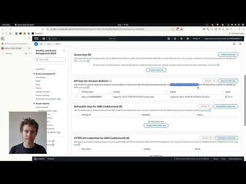 How to enable API Keys for Amazon Bedrock