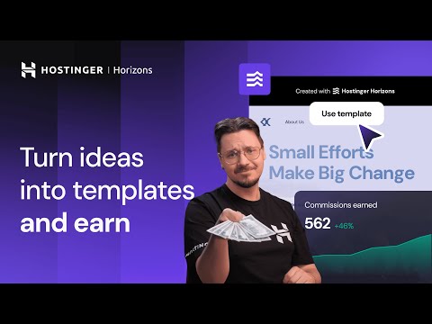 🔴 Turn Your Website Into a Money Making Machine with Hostinger Horizons