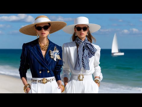 Ralph Lauren Spring Summer 2026 Polished Navy–White Coastal Style for Women