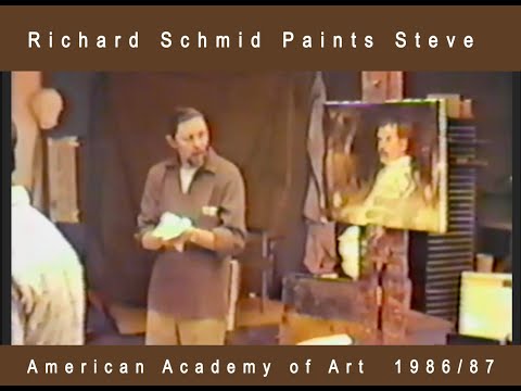 Long lost video of Richard Schmid Painting