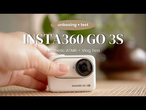 Insta360 Go 3S aesthetic unboxing, creator kit accessories, cafe and workout vlog test