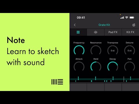 Learn Note: Sketching with sound