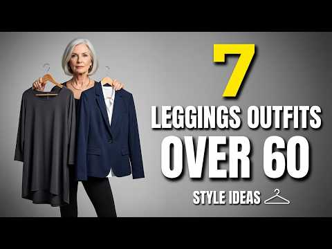 How To Wear Leggings Like A Mature Woman Over 60 | 7 Outfit Ideas