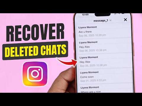 How to Recover Deleted Chats on Instagram! [Restore]
